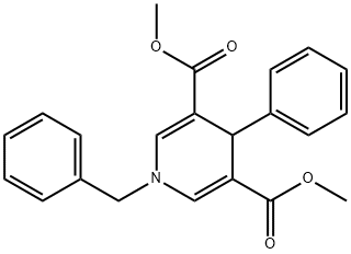 Dimethyl 1-Benzyl-4-phenyl-1,4-dihydropyridine-3,5-dicarboxylate Structure