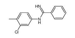 N-(3-Chloro-p-tolyl)benzamidine Structure