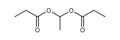 ethylidene dipropanoate Structure