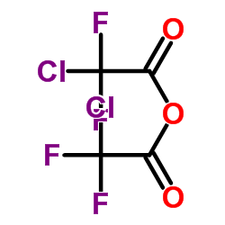 Chlorodifluoroacetic anhydride structure