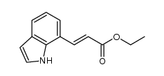 (E)-ethyl 3-(1H-indol-7-yl)acrylate Structure