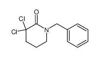 N-Benzyl-3,3-dichlorovalerolactam Structure