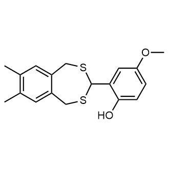 2-(7,8-二甲基-1,5-二氢苯并[e][1,3]二噻吩-3-基)-4-甲氧基苯酚图片