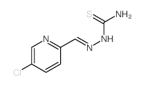 Hydrazinecarbothioamide,2-[(5-chloro-2-pyridinyl)methylene]-结构式