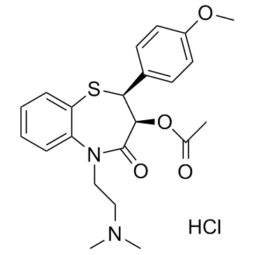 diltiazem hydrochloride Structure