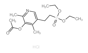 [5-(2-diethoxyphosphorylethyl)-2,4-dimethyl-pyridin-3-yl] acetate Structure