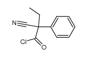 2-cyano-2-phenyl-butyryl chloride结构式