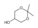 2,2-dimethyl-1,3-dioxan-5-ol structure