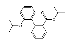 isopropyl 2'-isopropoxybiphenyl-2-carboxylate结构式