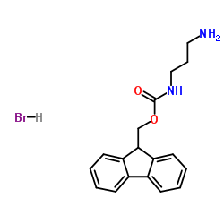 N-芴甲氧羰基-1,3-二氨基丙烷 氢溴酸盐结构式