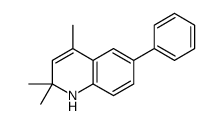 1,2-DIHYDRO-2,2,4-TREIMETHYL-6-PHENYLQUINOLINE结构式