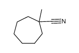 1-Methylcycloheptacarbonitrile Structure