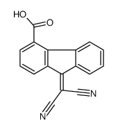 9-(dicyanomethylidene)fluorene-4-carboxylic acid Structure