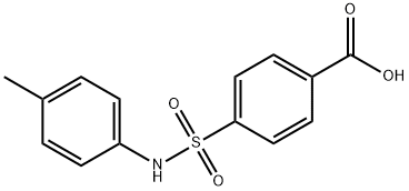 4-{[(4-甲基苯基)氨基]磺酰基}苯甲酸结构式