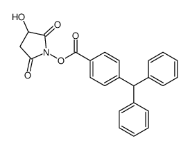 (3-hydroxy-2,5-dioxopyrrolidin-1-yl) 4-benzhydrylbenzoate Structure