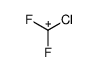 chlorodifluoromethyl cation Structure