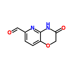 3-氧代-3,4-二氢-2H-吡啶并[3,2-b][1,4]噁嗪-6-甲醛结构式