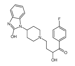 3-[1-[4-(4-fluorophenyl)-3-hydroxy-4-oxobutyl]piperidin-4-yl]-1H-benzimidazol-2-one Structure