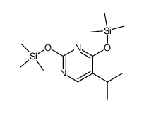 2,4-bis[(trimethylsilyl)oxy]-5-isopropylpyrimidine结构式