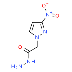 (3-NITRO-PYRAZOL-1-YL)-ACETIC ACID HYDRAZIDE结构式