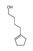 4-(Cyclopent-1'-enyl)-butan-1-ol结构式