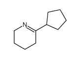 6-cyclopentyl-2,3,4,5-tetrahydropyridine结构式