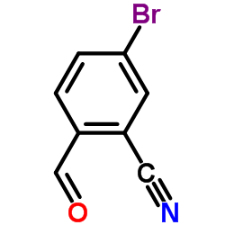 4-Bromo-2-cyanobenzaldehyde structure