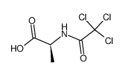 N-trichloroacetyl-L-alanine结构式