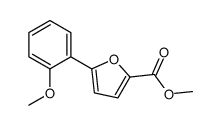 5-(2-METHOXYPHENYL)FURAN-2-CARBOXYLIC ACID METHYL ESTER Structure