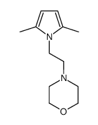 4-[2-(2,5-dimethyl-1H-pyrrol-1-yl)ethyl]morpholine Structure