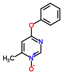 6-Methyl-4-phenoxypyrimidine 1-oxide Structure