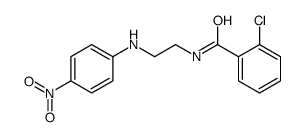 2-chloro-N-[2-(4-nitroanilino)ethyl]benzamide Structure