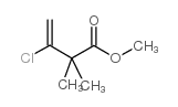 3-CHLORO-2,2-DIMETHYL-BUT-3-ENOIC ACID METHYL ESTER Structure