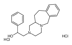 2-(2,4,4a,5,6,11-hexahydro-1H-pyrazino[1,2-b][2]benzazepin-3-yl)-1-phenylethanol,dihydrochloride结构式