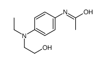 N-[4-[乙基(2-羟基乙基)氨基]苯基]乙酰胺结构式
