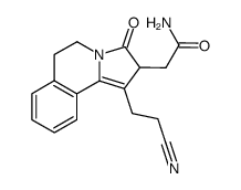 2-[1-(2-Cyano-ethyl)-3-oxo-2,3,5,6-tetrahydro-pyrrolo[2,1-a]isoquinolin-2-yl]-acetamide Structure