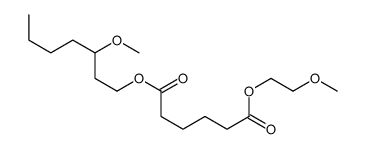 6-O-(2-methoxyethyl) 1-O-(3-methoxyheptyl) hexanedioate Structure