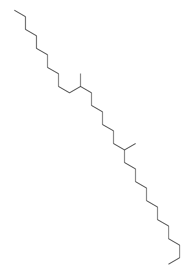 11,18-dimethyltriacontane结构式