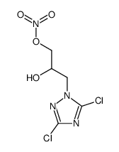 1-(3,5-dichloro-[1,2,4]triazol-1-yl)-3-nitrooxy-propan-2-ol结构式