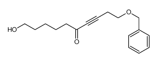 10-hydroxy-1-phenylmethoxydec-3-yn-5-one Structure