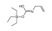 triethylsilyl N-prop-2-enylcarbamate Structure