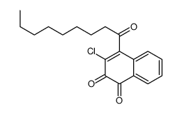 3-chloro-4-nonanoylnaphthalene-1,2-dione Structure