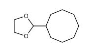 cyclooctyl carboxaldehyde ethylene acetal Structure