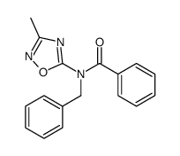 N-benzyl-N-(3-methyl-1,2,4-oxadiazol-5-yl)benzamide Structure