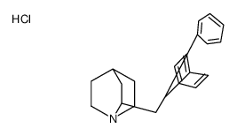 2-(2,2-diphenylethyl)-1-azabicyclo[2.2.2]octane,hydrochloride Structure