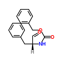 N-Cbz-D-苯丙氨醛结构式