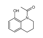 1-acetyl-1,2,3,4-tetrahydro-quinolin-8-ol Structure