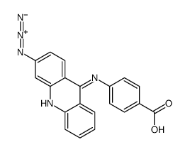 4-[(3-azidoacridin-9-yl)amino]benzoic acid Structure