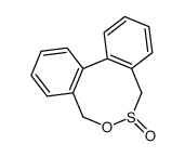 5H,8H-dibenzo[d,f][1,2]oxathiocin-1-oxide结构式