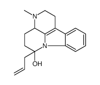 6-Allyl-3-methyl-2,3,3a,4,5,6-hexahydro-6-canthinol hydrochloride结构式